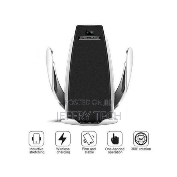 S5 Smart Wireless Car Charger Mount - Black - main view