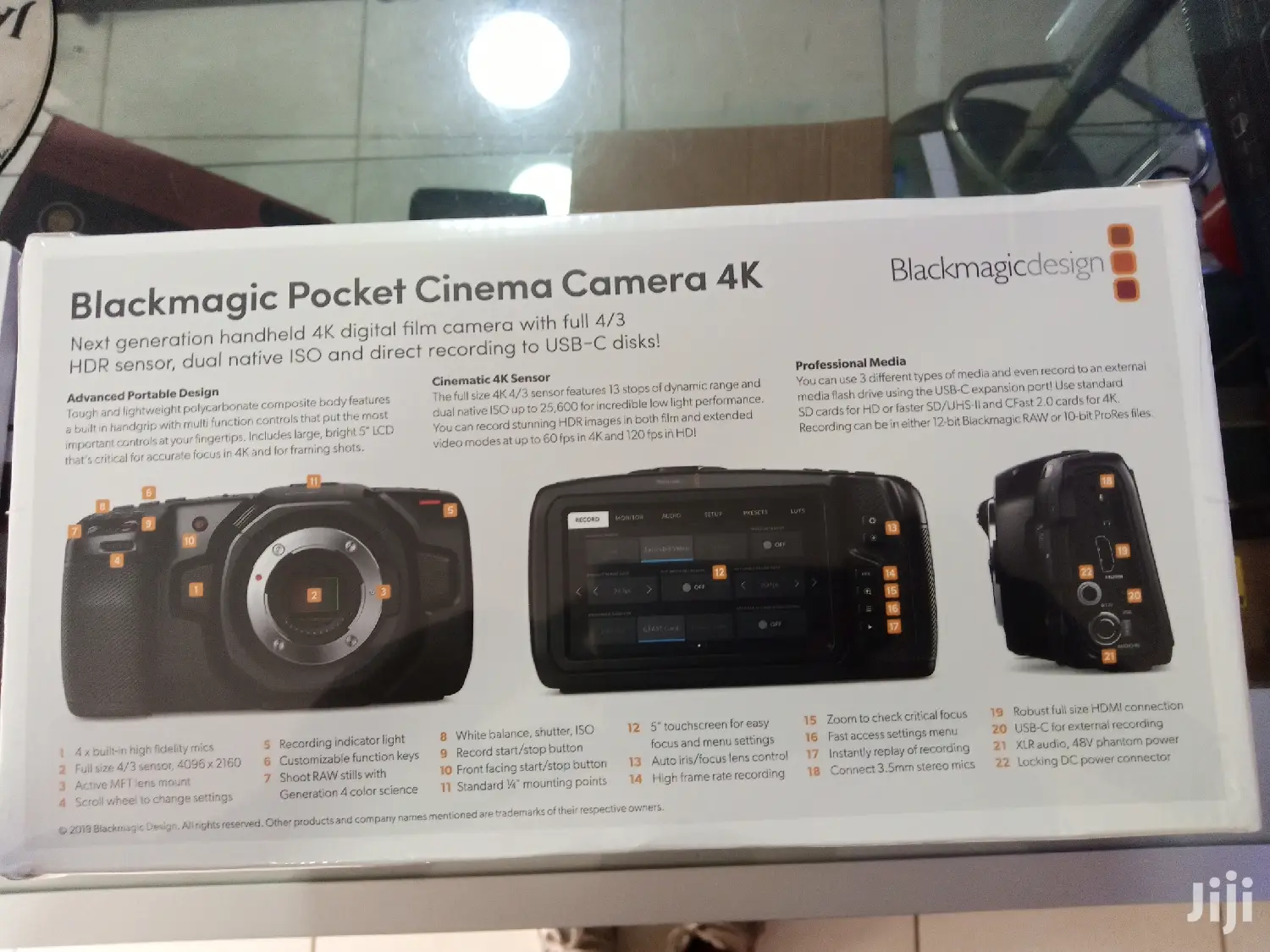 Black Magic Pocket Camera With Videos