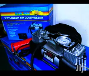 New Portable 2-Cylinder Air Compressor, Free Delivery Within Nrb Twnr