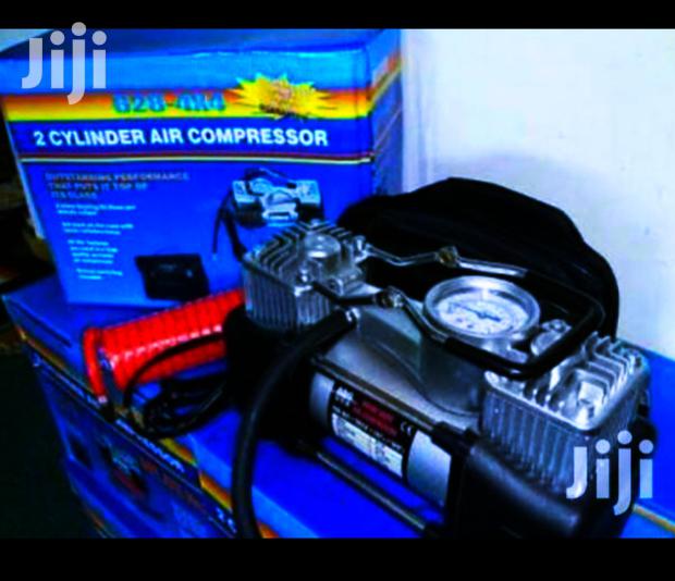 New Portable 2-Cylinder Air Compressor, Free Delivery Within Nrb Twnr