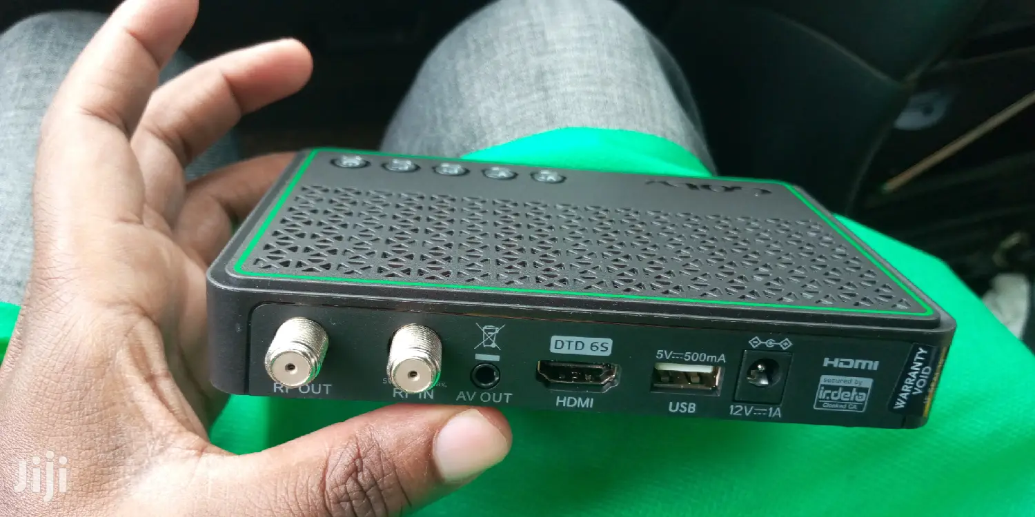 Gotv Decorder,Remote,Av Cable & Power Cable Package.