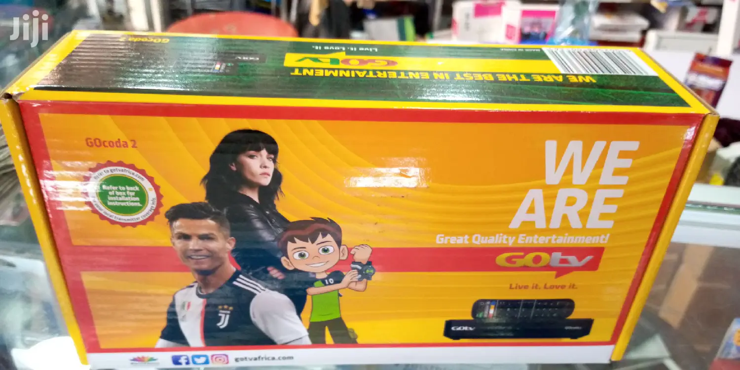 Gotv Decorder,Remote,Av Cable & Power Cable Package.