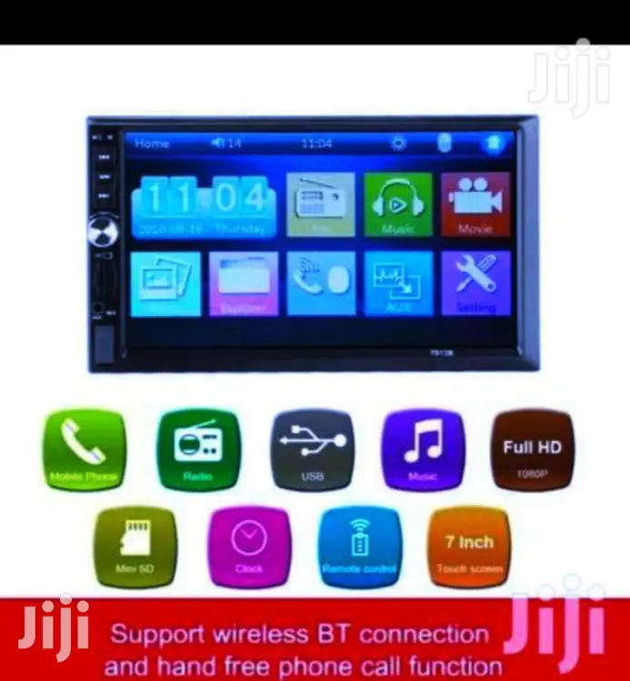 New Car Double Din Radio With Bluetooth, Usb, Fm Radio...