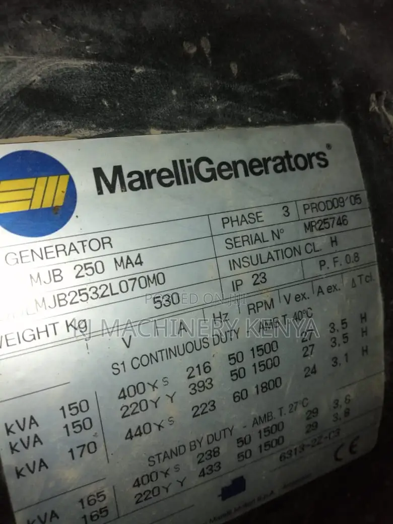 150kva Perkins Power Generator (Used) For Sale