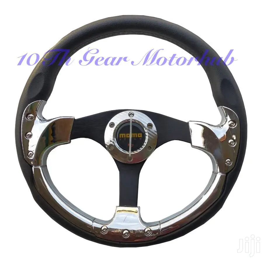 Sport Steering Chrome Black