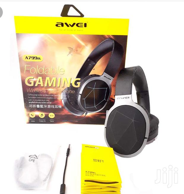 Awei A799 Bl Foldable Wireless Gaming Headphones.