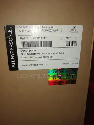 Cat 6 U/Utp PVC Cable Afl Hyperscale 305M