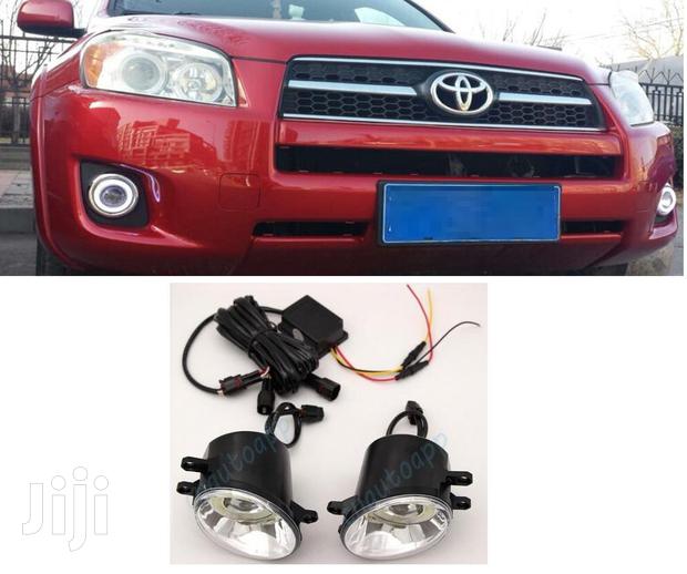 Toyota Universal LED Fog Lamps With Angel Eye Halo Rings