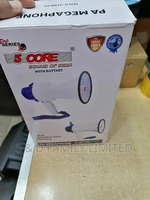 5 Core Megaphone With Rechargeable Battery