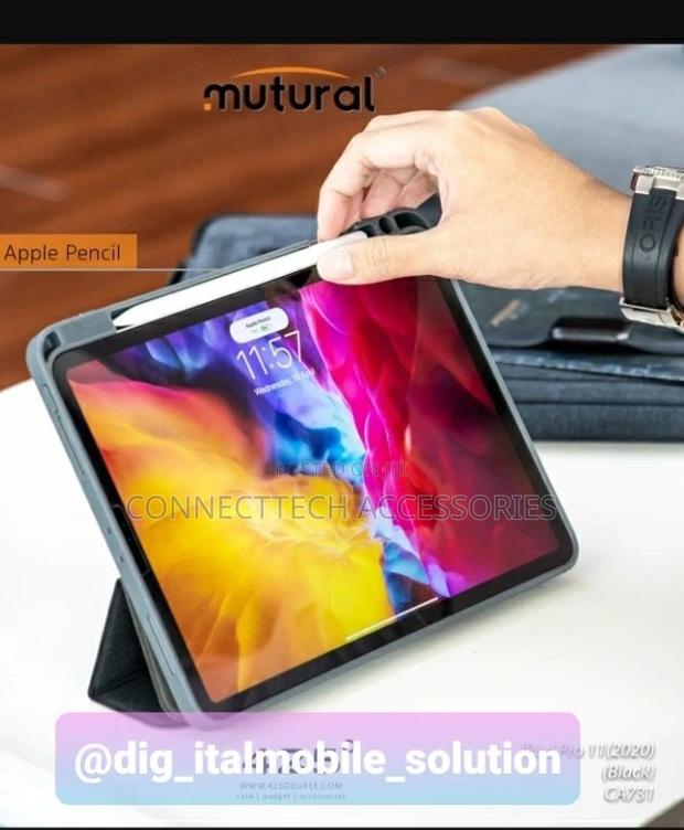 Apple iPad Pro 11-inch(2020)Mutural PU Leather Case With Pencil Holder - thumbnail 3