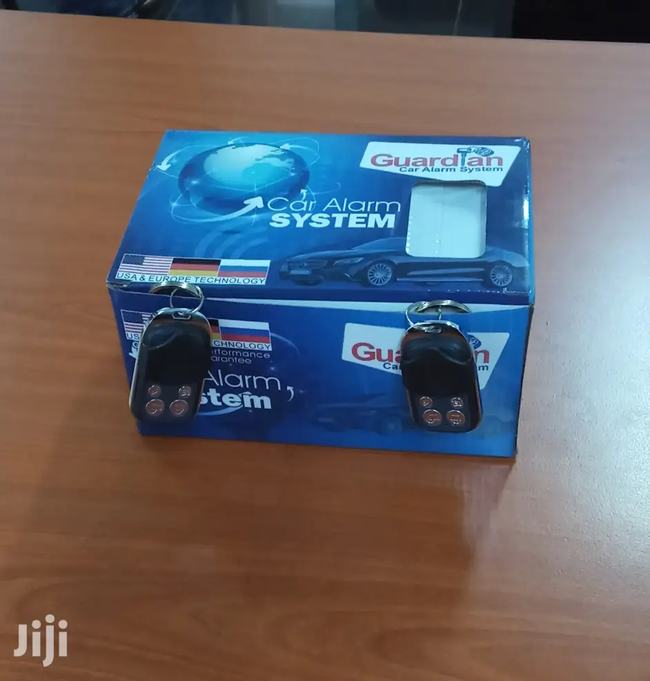 New Guardian Car Alarm With Engine Immobilizer, Free Installation.