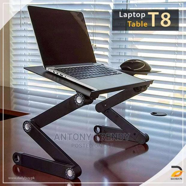 Foldable Aluminum Adjustable Laptop Stand With Fan and Mouse