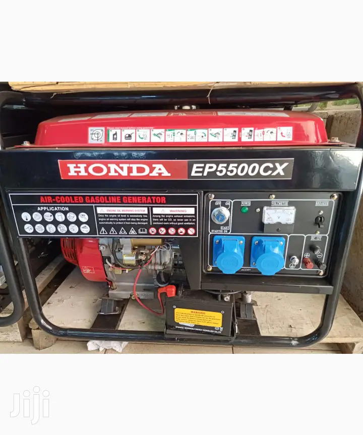 Original Honda Air-cooled Gasoline Generator 6.5kva; Ep5500cx
