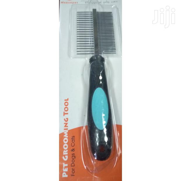 Double Flat Comb for Pet Grooming - main view