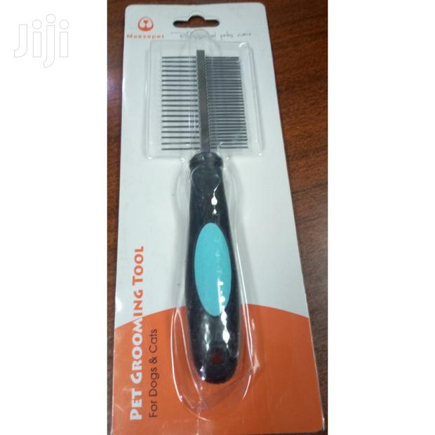 Double Flat Comb for Pet Grooming - thumbnail 3