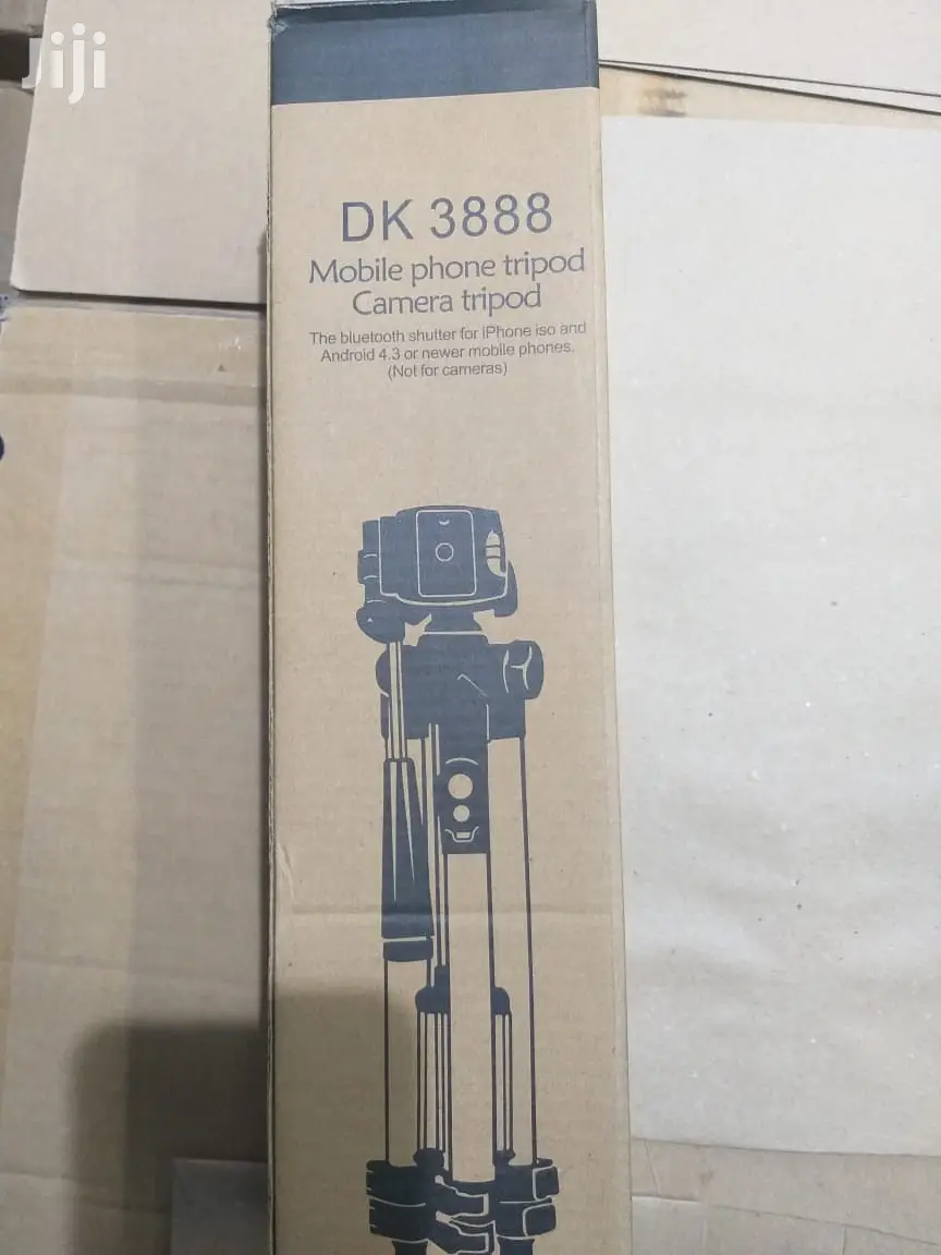 Dk3888 Mobile Phone/Camera Tripod Stand, Black