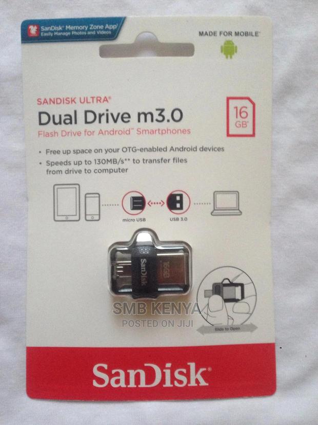 Original Sandisk Otg Flash Drive 16 Gb - thumbnail 2