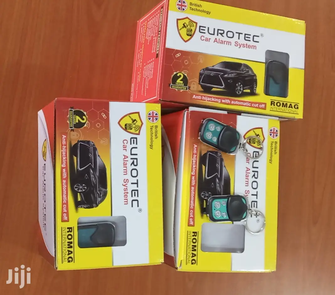 New Eurotec Car Alarm System With Engine Cut Off, Free Installation