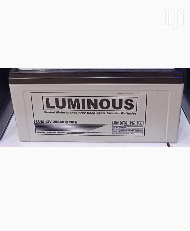 Luminous Sealed Maintanance Free Deep Cycle Battery 200ah