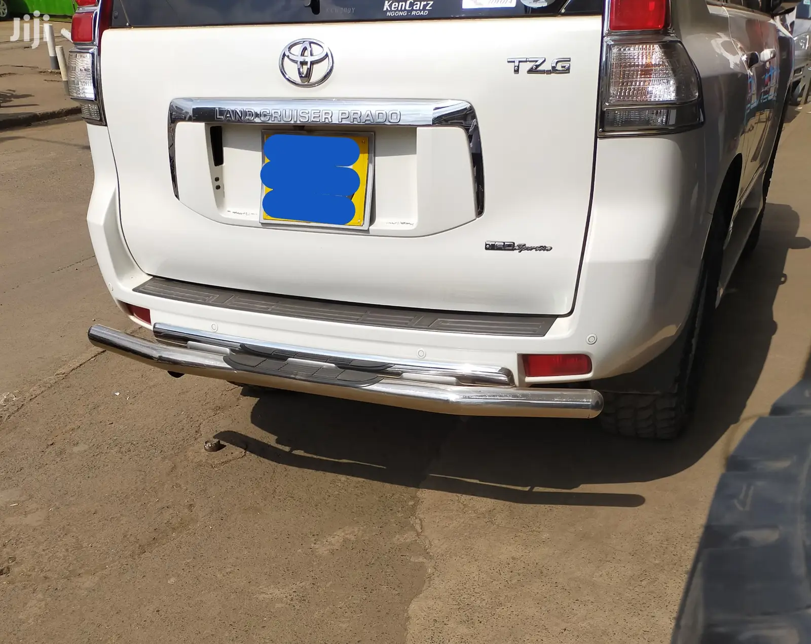 Prado Rear Bumper Protector Guard