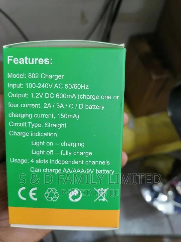 Drom Power 9v, AAA, AA Battery Charger - thumbnail 4