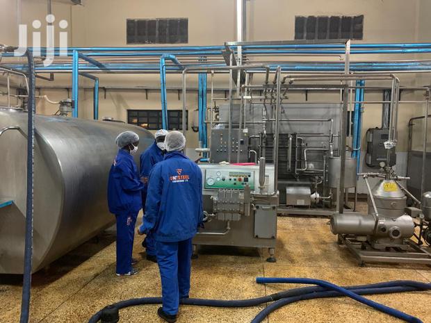 Factory Installation Line/Continuous Pasteurizer - main view