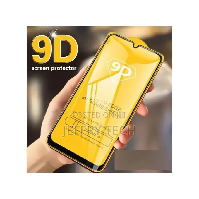 Samsung M31 9D Full Cover Glass Screen - Black