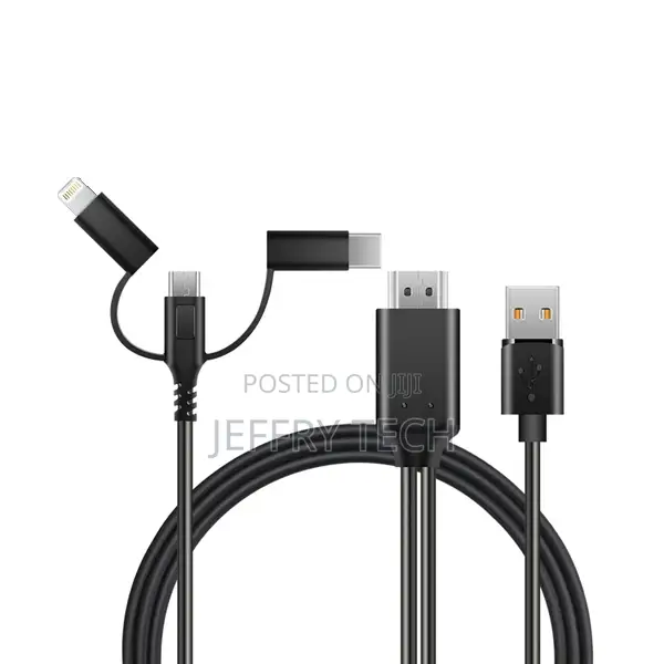 Apple Android Type To HDMI 3 In 1 Mobile Phone With The Same Line Ios