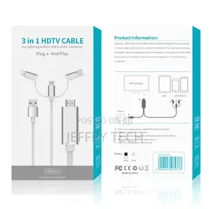 Apple Android Type To HDMI 3 In 1 Mobile Phone With The Same Line Ios
