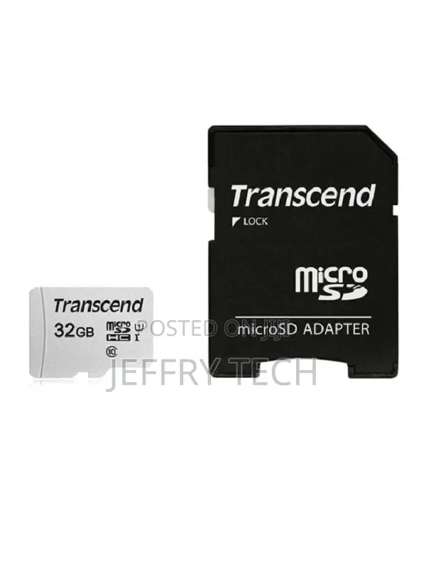 Transcend 32GB 300S UHS-I Microsdhc Memory Card With SD Adapter