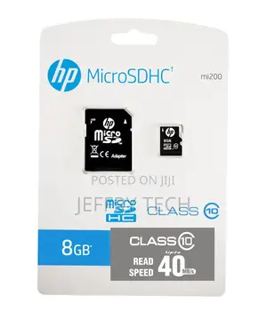 HP 8GB Class 10 Microsdhc Memory Card