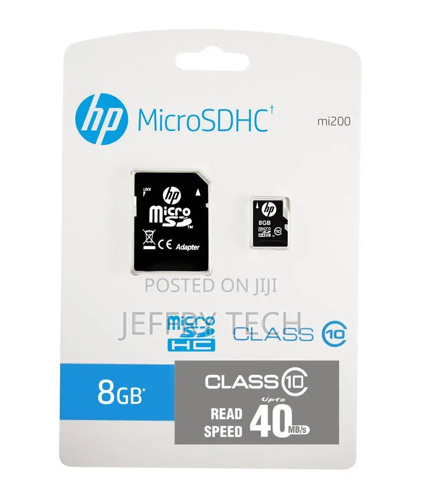 HP 8GB Class 10 Microsdhc Memory Card