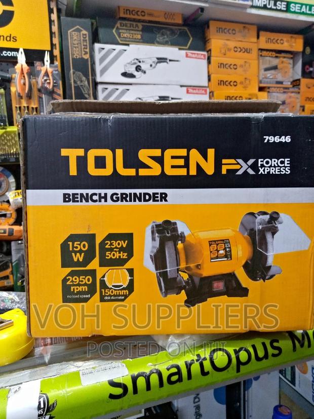 Tolsen Bench Grinder - main view