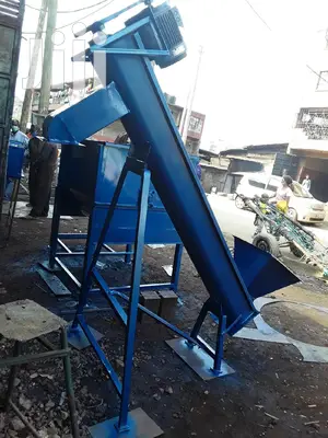 Powder Soap Mixer With Conveyor Belt