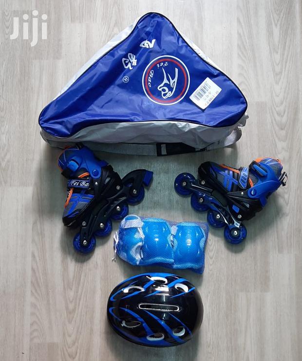 Blue Roller Skates