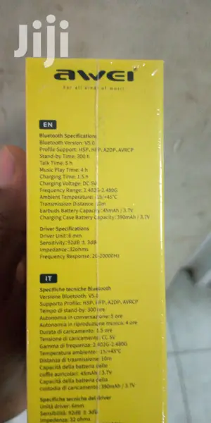 Awei TWS T15 Stereo Wireless Earbuds.
