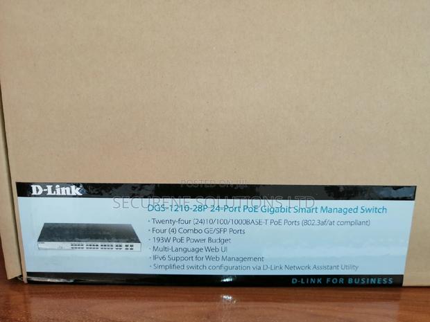 Dlink DGS-1210-28P 24 Ports Poe + 4 Gigabit SFP Port Switch