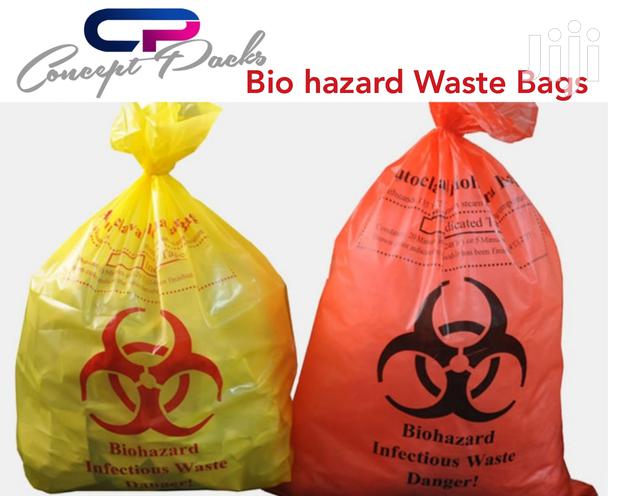 50pcs 24 X 36 Biohazard Medical Waste Bin Liner Garbage Bags