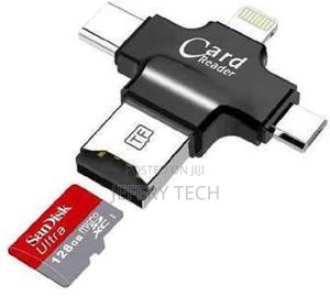 iPhone Multiple USB Card Reader, 4 In 1 Micro SD Card Reader With Type - thumbnail 2