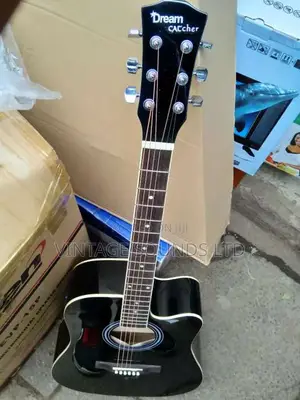 USA Semi Acoustic Box Guitar Black