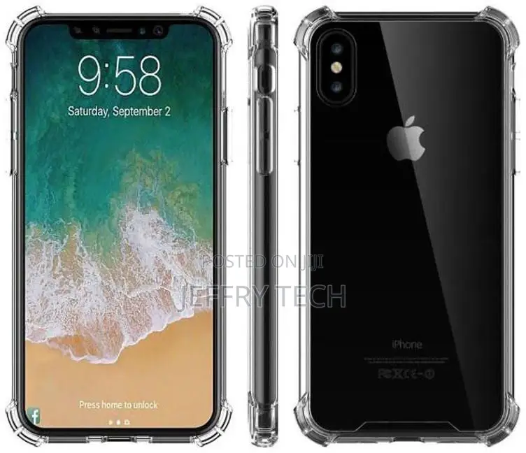 iPhone XS MAX Case,Clear Anti-scratch Bumper Shock Absorptio