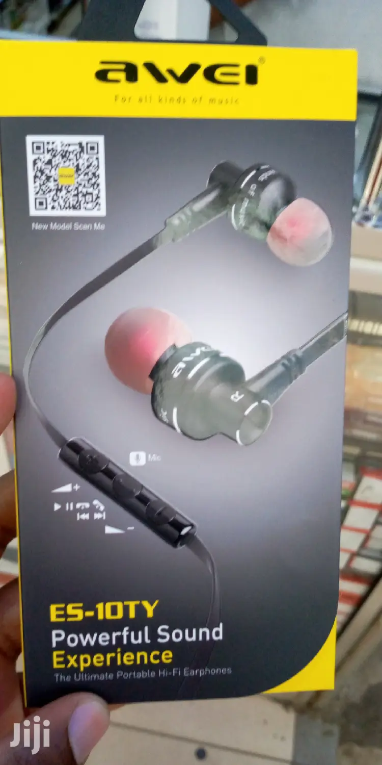 Original Awei Hifi Stereo In-ear Earphone With In-built Mic.