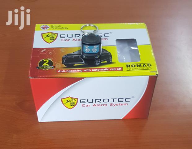 New Eurotec Car Alarm With Engine Cut Off, Free Installation