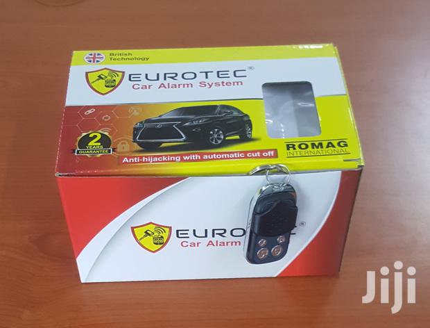 New Eurotec Car Alarm With Cut Off, Free Installation.