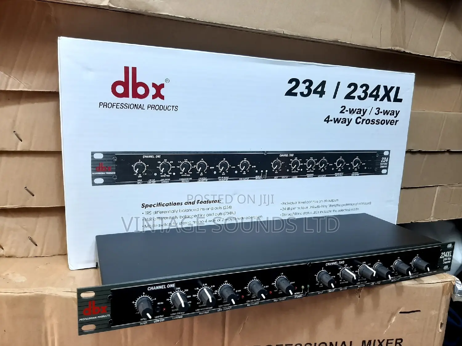 Dbx 234xs Stereo 2-Way, Mono 4-Way Crossover With XLR