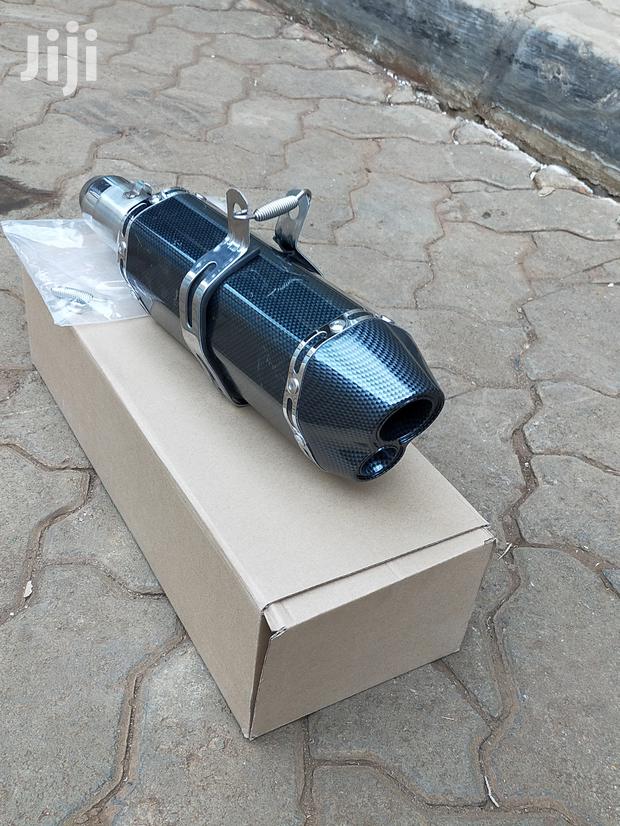 Motorcycle Exhaust Bike Powerful Black