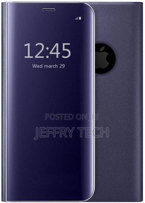 iPhone X Protective Flip Case Shockproof Mirror Case Clear V - thumbnail 2